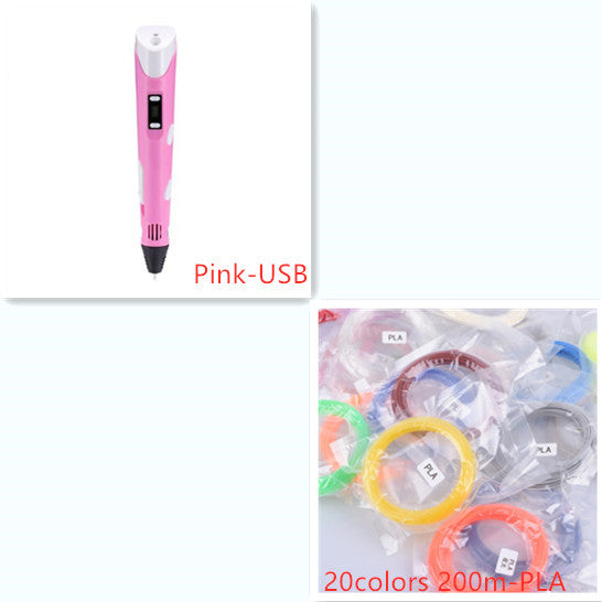 3D Printpen - Tweede Generatie Graffiti Pen voor Kinderen | Creatieve 3D Stereoscopische Schilder- en Tekenpen