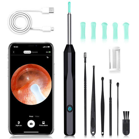 Tandora Oorsmeer Verwijderaar – Oorreiniger – Oorsmeer – Oorspuit - Oor Schoonmaken - Ultra HD camera - Inclusief reinigingsset