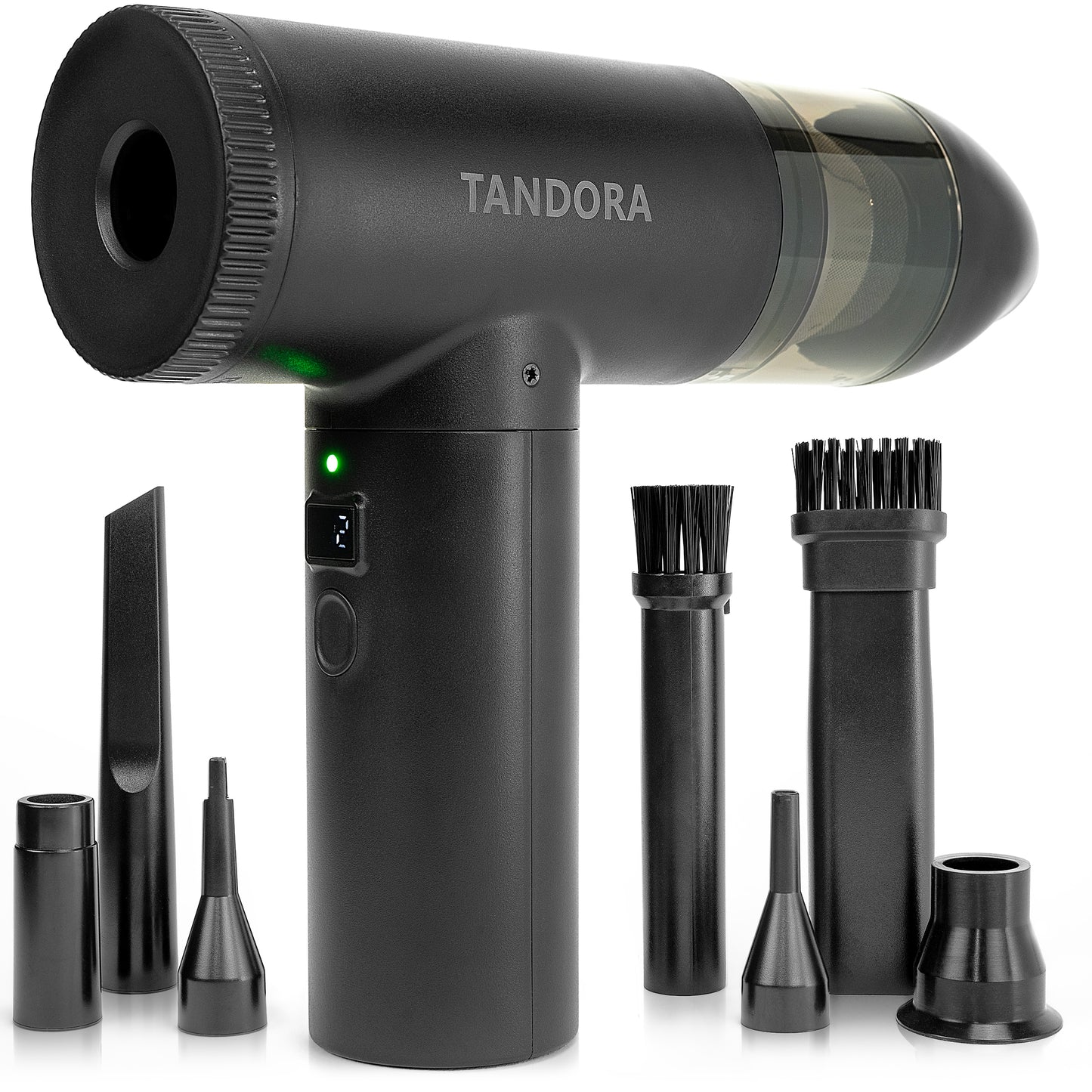 Tandora Krachtige Air duster Ultimate Pro - Blazen en Zuigen - 90.000RPM - perslucht - oplaadbaar & Draadloos