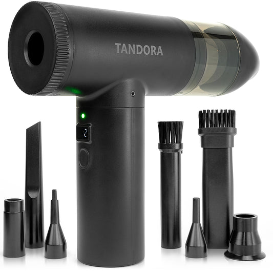 Tandora Krachtige Air duster Ultimate Pro - Blazen en Zuigen - 90.000RPM - perslucht - oplaadbaar & Draadloos