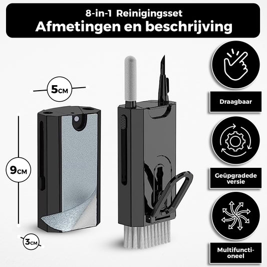 Tandora 8-in-1 Cleaning Pen - Stofreiniger Schoonmaakset